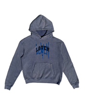 Load image into Gallery viewer, “College” Hoodie - washed blue
