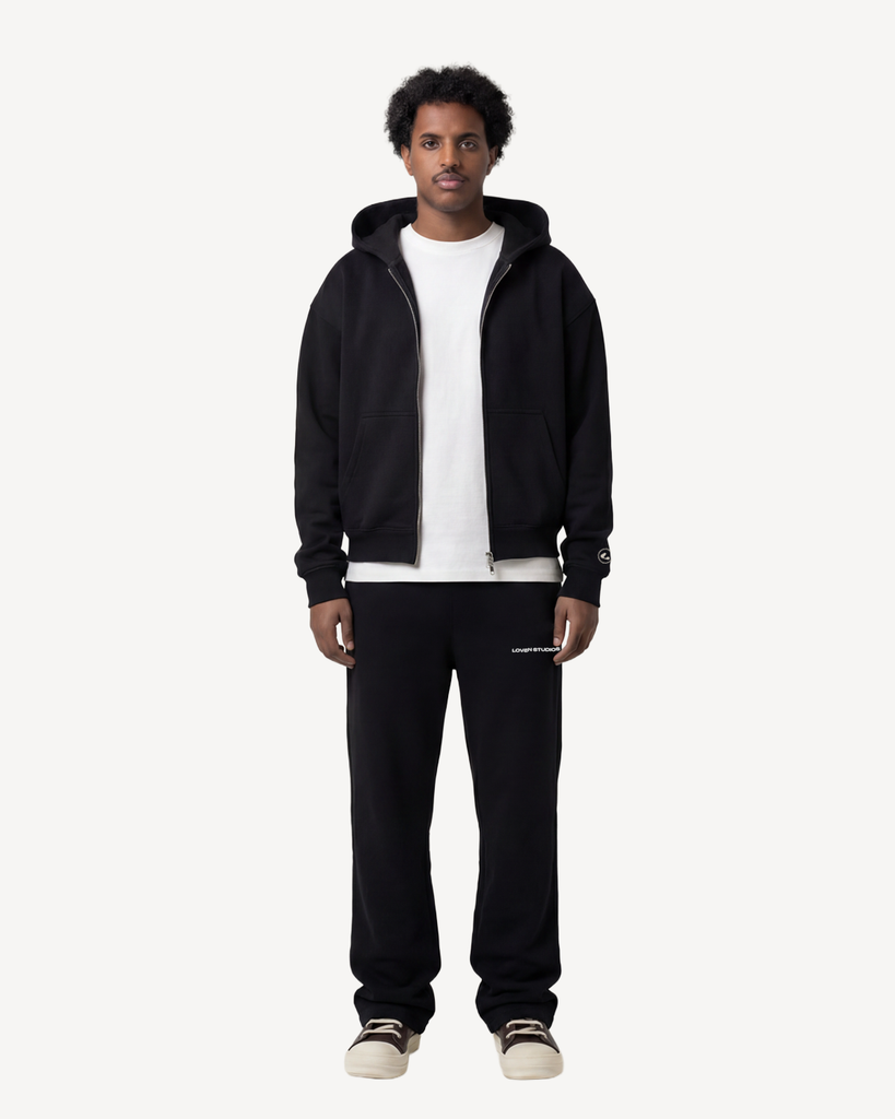 MINIMAL ZIP-UP HOODIE