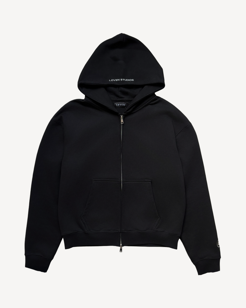 MINIMAL ZIP-UP HOODIE