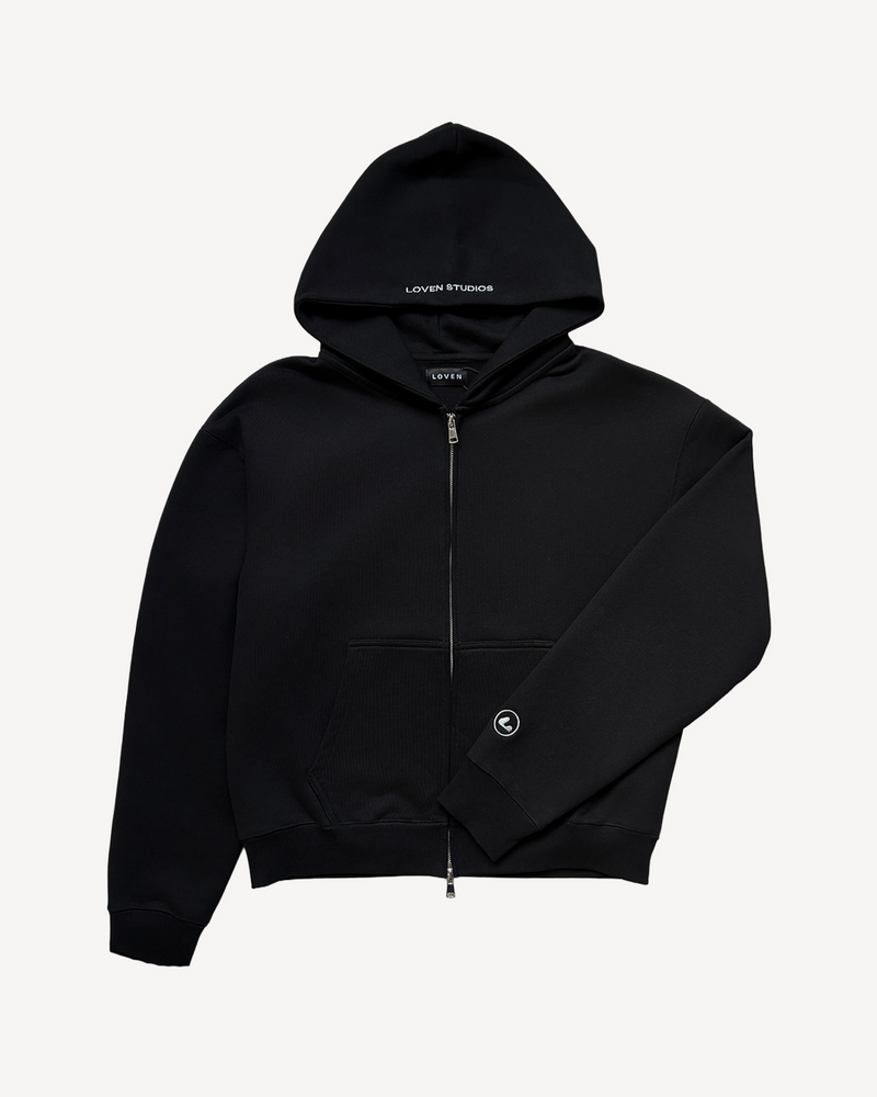 MINIMAL ZIP-UP HOODIE